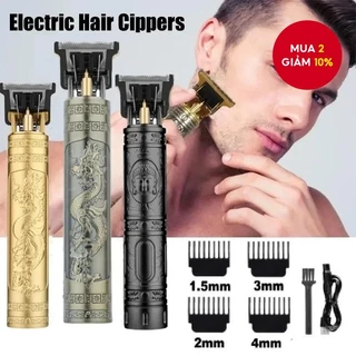 Vintage T9 Điện Cắt Tóc Sạc Máy Cắt Tóc Chuyên Nghiệp Tông Đơ Cắt Tóc Cho Nam Cắt Tóc