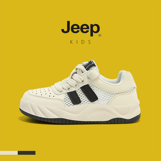 JEEP giày thể thao cổ thấp trẻ em, lưới thoáng khí, đế mềm chống mài mòn, chống trơn trượt, nhẹ, mùa hè 2025