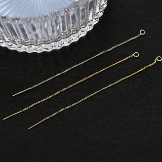 Đồng Clad màu vàng bảo quản pin bông tai có dây treo DIY handmade trang sức phụ kiện