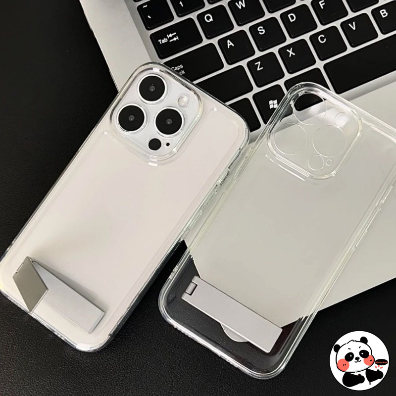 Vỏ Đế Kim Loại Cho iPhone 15 14 Plus 13 12 Mini 11 Pro Max XR XS Max X 8 7 6 6s Plus SE 2022 2020 15ProMax Ốp Lưng Trong Suốt TPU Mềm Dễ Thương Vỏ Điện Thoại Không Gian Trong Suốt