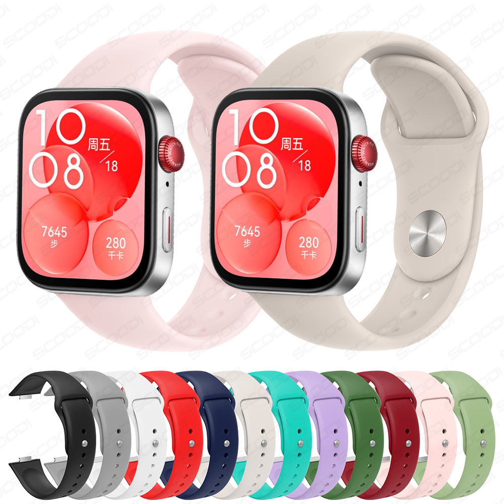 Dây Đeo Thể Thao Cho Huawei Watch fit 5 / fit 5 pro / fit 4 / 4 pro / 3 Dây Đeo Đồng Hồ Thông Minh Silicon Chính Thức 1: 1 Cho Huawei Watch 5 / 5 pro / 4 / 4 pro / 3 Dây Đeo Đồng Hồ Phụ Kiện