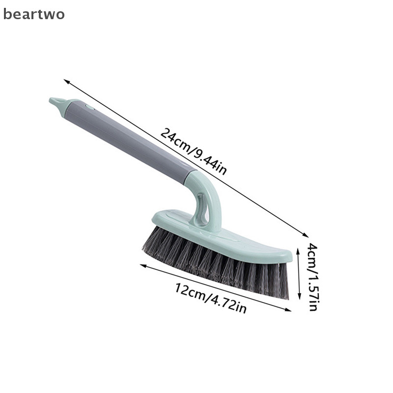 < Beartwo > Bàn Chải Sàn Phòng Tắm Rửa Tường Nhà Vệ Sinh Ngói Góc Khe Cắm Bàn Chải Dụng Cụ Vệ Sinh Đẹp