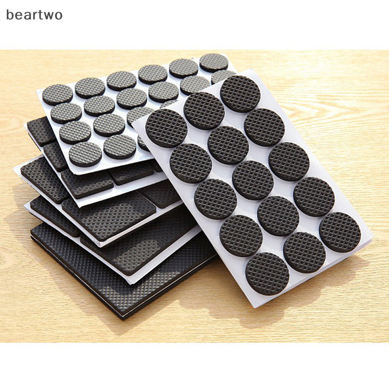 < Beartwo > 48x Đồ Nội Thất Tự Dính Bảo Vệ Ghế Chân Chân Miếng Lót Mũ Sàn Bàn Đẹp
