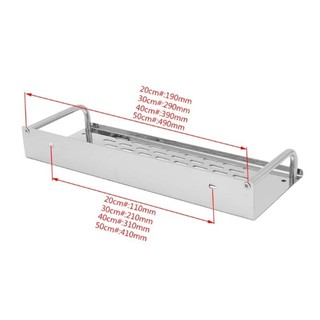 Kệ phòng tắm nhà bếp bằng thép không gỉ MIS Giá lưu trữ treo tường Một lớp