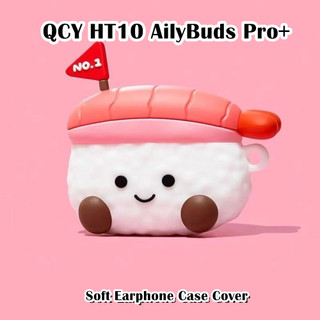 [imamura] Dành cho vỏ QCY HT10 AilyBuds Pro + Vỏ silicon mềm Vỏ tai nghe hoạt hình sáng tạo NO.2