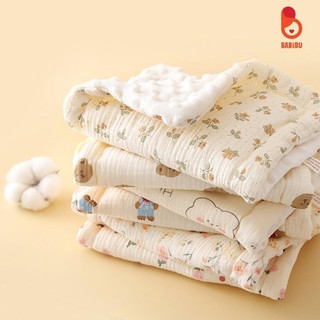 Gối trần bông họa tiết dễ thương, chất liệu muslin mềm mại kích thước 35x25cm