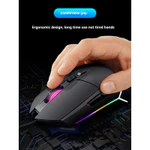 Chuột chơi game Fuhlen G6 Máy tính để bàn có dây Máy tính xách tay Chuột thể thao công thái học đối xứng dành cho chơi game — ảnh 3