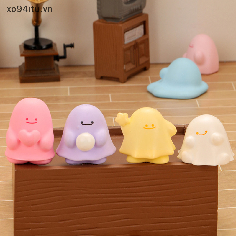 XOITU Hoạt Hình Dễ Thương Halloween Nhiều Màu Sắc Ma Thu Nhỏ Các Bức Tượng Nhỏ Để Bàn Ô Tô Micro Phong Cảnh Nhà Đồ Trang Trí Phụ Kiện Trang Trí Quà Tặng VN