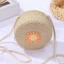 Túi xách ống hút CORALTIDE, Túi rơm hình vỏ thủ công, Túi xách ống hút dệt thời trang Trẻ em