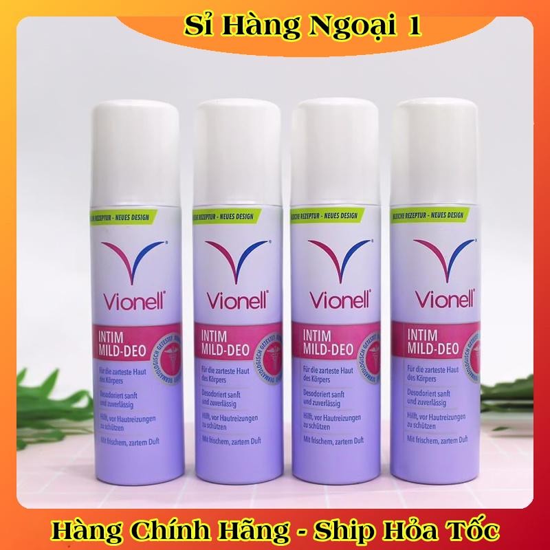 Xịt khử mùi và kháng khuẩn vùng bikini Vionell Đức - Date mới đủ bill