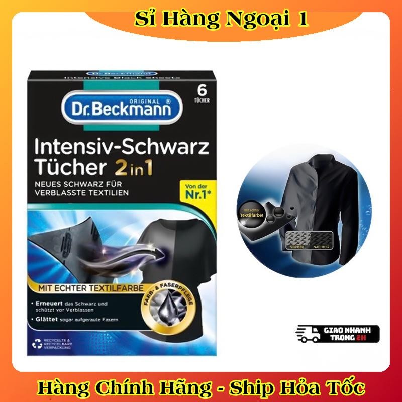 Giấy giặt đen, giấy nhuộm màu quần áo HEITMANN và Dr Beckmann của Đức - Mẫu mới nhất