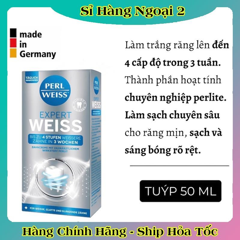 Kem đánh răng siêu trắng PERL WEISS 50ml (hàng nội địa đức)