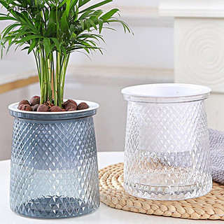 Springevensky Tự Tưới Hoa Nồi Cá Nhựa Trong Suốt Chậu Cây Tự Tưới Cây Chậu Bình Để Trang Trí Nhà Cửa Springevensky