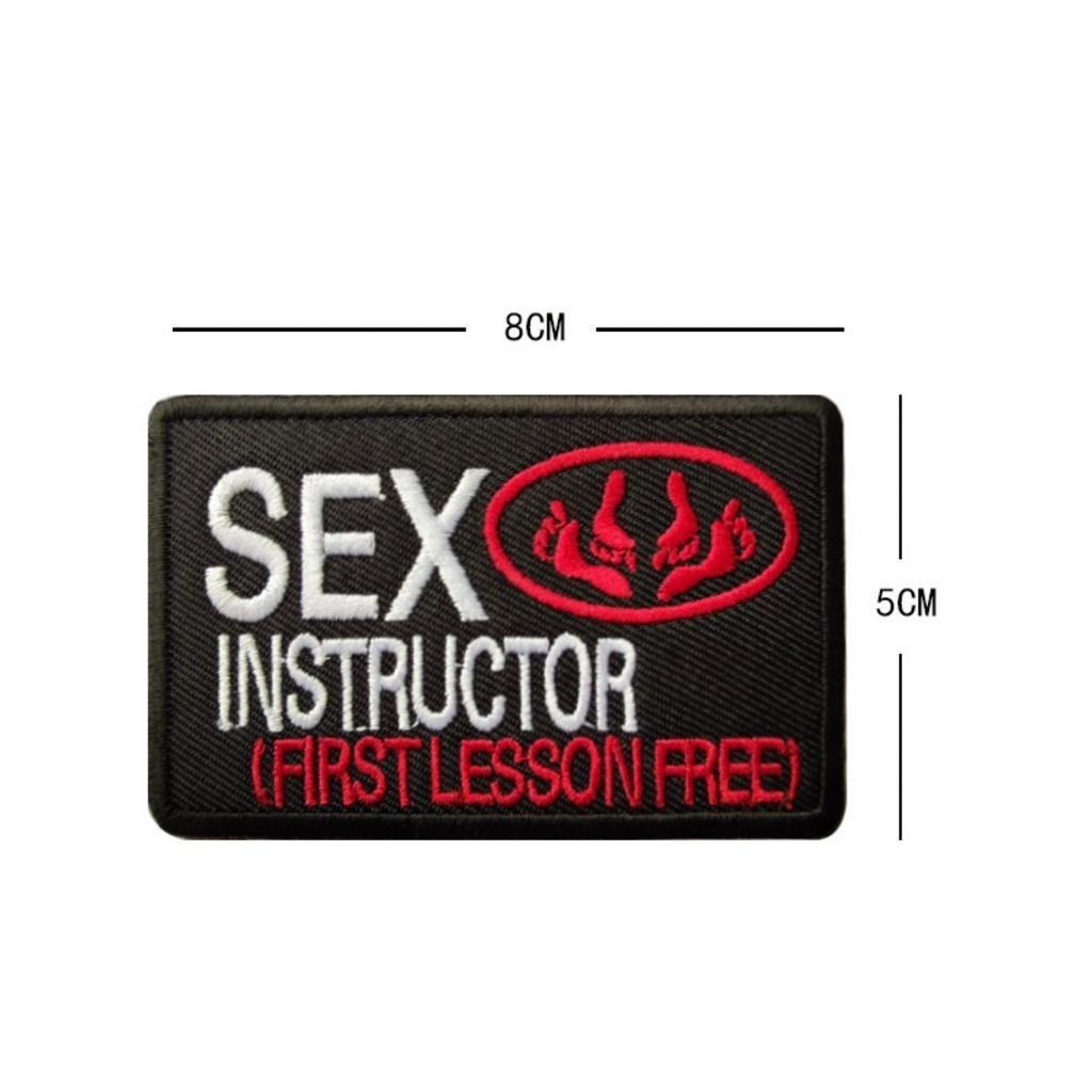 Patch_velcro giới tính SEX dán quần áo_ba lô_túi xách