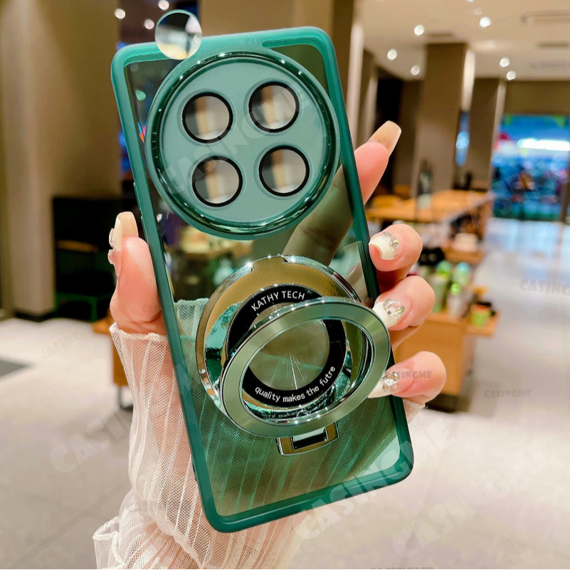 Honor X9d 5G 2024 Vỏ Đứng Từ Tính Cho Honor X9c HonorX9c X9 X9b X9a a b c 9c 5G 4G 2024 Giá Đỡ Len Camera Shcokproof Vỏ Điện Thoại Ốp Lưng Mềm Trong Suốt