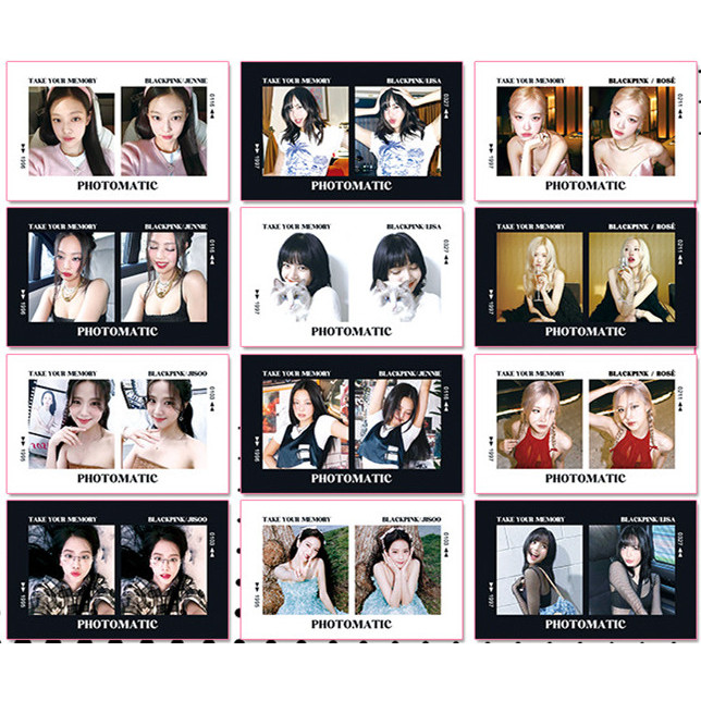 2-10 Chiếc BP Hai Vuông Polarid CGV Lomo Cards Trò Chơi TRỞ LẠI RETRO búa Photocards HANK & ROSÉ Bưu Thiếp LISA ROSE JENNIE JISOO SOLO Họa Tiết Thẻ Chuyển Đổi YM