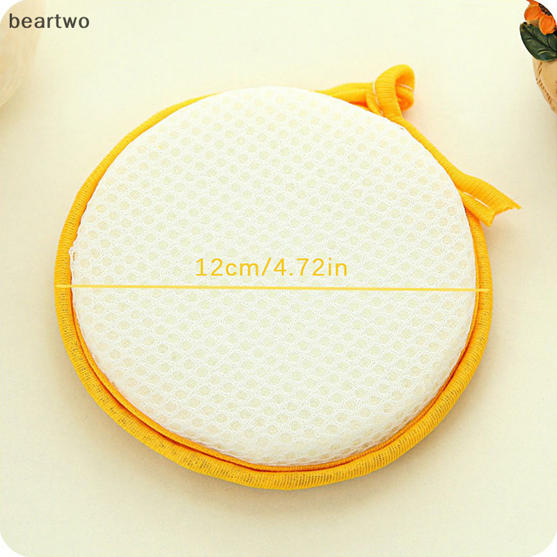 < Beartwo > 3 / 10 Chiếc Miếng Bọt Biển Rửa Bát Hai Mặt Bàn Chải Rửa Bát Chảo Nồi Rửa Bát Bọt Biển Vệ Sinh Gia Đình Dụng Cụ Nhà Bếp Có Thể Tái Sử Dụng Đẹp