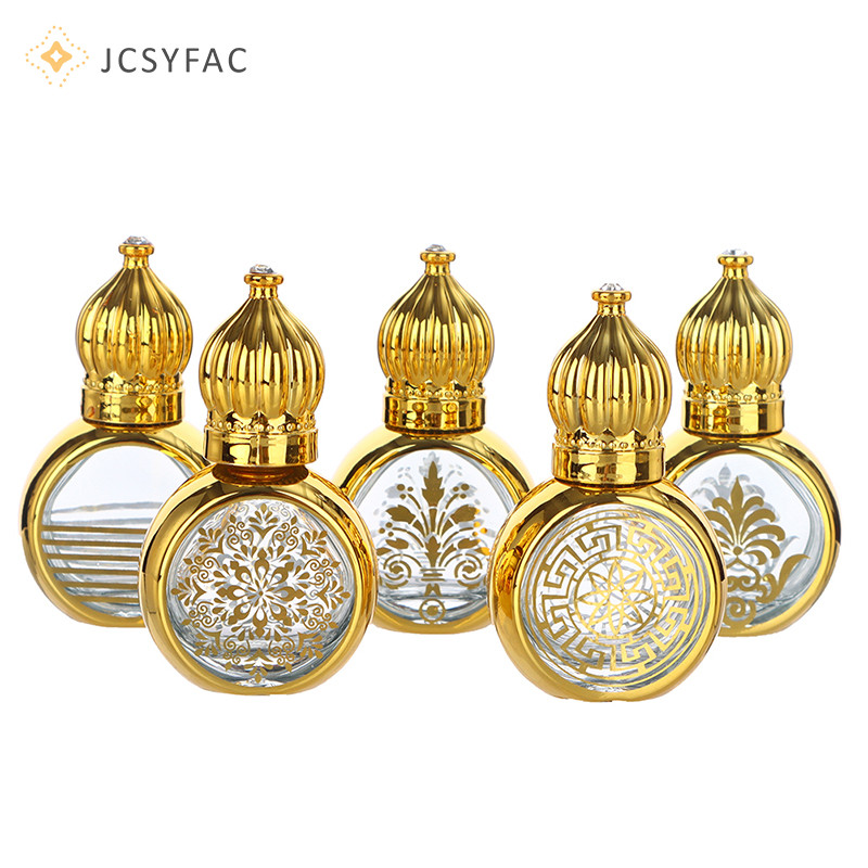 Bình lăn cầm tay JCSYFAC 10ml Chai hình vương miện vàng Mới