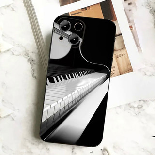 TK-1 Âm Nhạc Đàn piano Bàn Phím Ốp lưng IPHONE 17,15,13,14,12, Mini, 11, Xr, X, Xs Pro Max 8, 7 Plus Ốp Lưng kz0