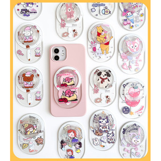 Hoạt Hình Dễ Thương Nhỏ Giọt Từ Tính Giá Đỡ Điện Thoại Cho IPhone 16 15 14 13 12 Pro Max 14 Plus Có Thể Gập Lại Pop Ring Grip Co Giãn Để Bàn Chân Đế p5