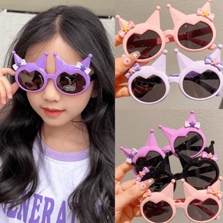 Kính râm thời trang cho bé gái - Kính mát dễ thương chống nắng Kuromi mới