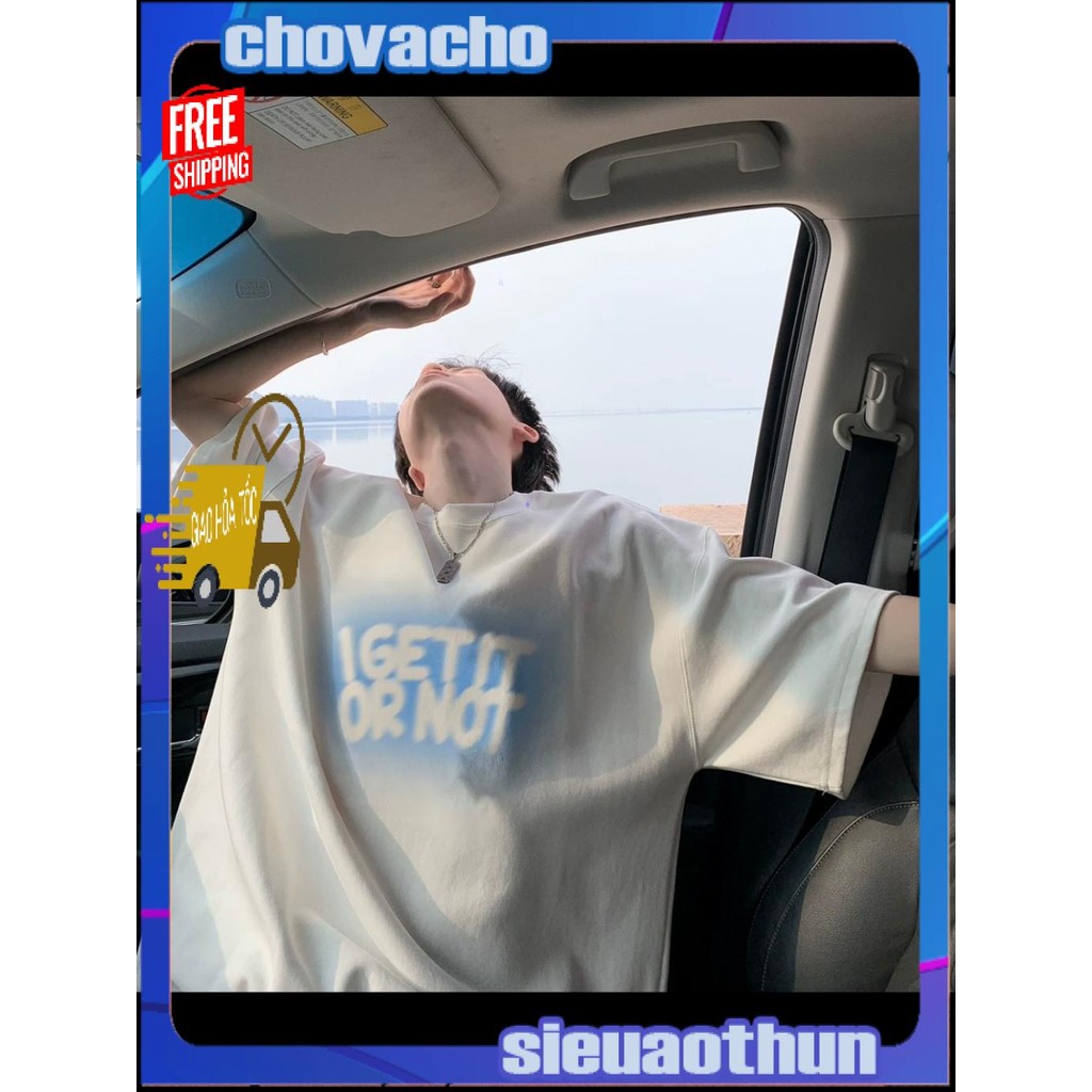 Áo thun Stee Cổ tròn SPAINT I GET IT OR NOT Localbrand ICVCVNI Unisex