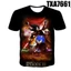 Cổ Điển Sonic The Hedgehog In Ngắn Tay Áo T-Shirt-Trẻ Em Của Thời Trang Phim Hoạt Hình Trang Phục