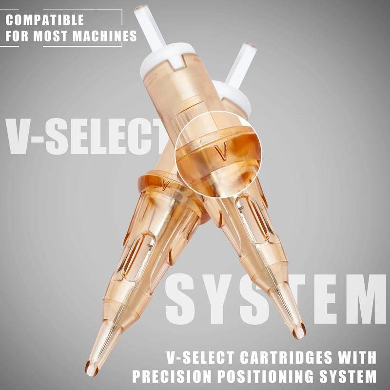 Ez V-select Tattoo Cartridge Kim #12 Kim xăm hình tròn 0.35mm cho máy xăm hộp mực 20 cái / hộp - Kim xăm