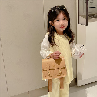 Ba lô trẻ em mẫu giáo PU Phong Cách Hàn Quốc mát mẻ giản dị