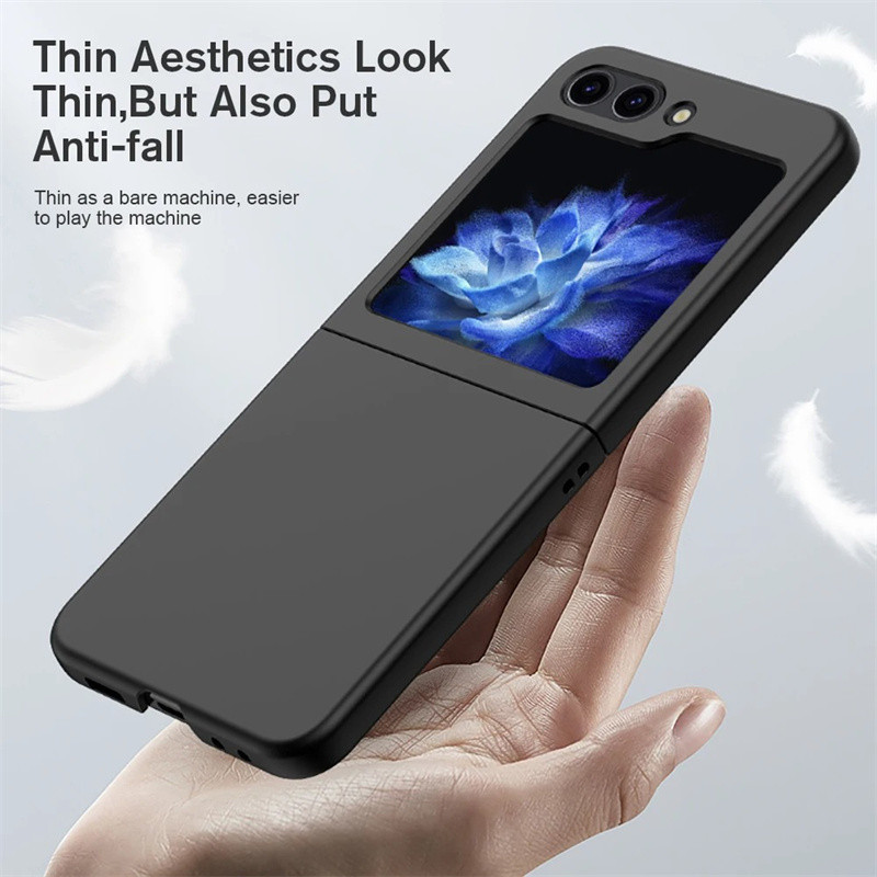Ốp điện thoại Slim Candy Skin Feel Hard PC Matte cho Samsung Galaxy Z Flip 6 Z Flip 5 Z Flip 4 Z Flip 3 5G Ốp lưng bảo vệ chống va đập