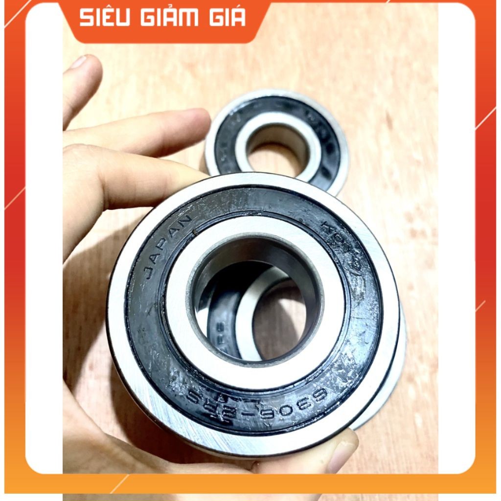 (VTĐL)Vòng bi bạc đạn Koyo 6305 6306 6307 cho máy giặt Aqua LG Toshiba Sanyo Midea