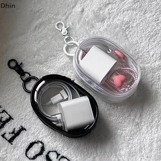 [Dhin] 1Pc Mới Du Lịch Ngoài Trời Cáp Dữ Liệu Hộp Bảo Vệ Di Động Hộp Sắp Xếp al Tai Nghe Cáp Dữ Liệu COD