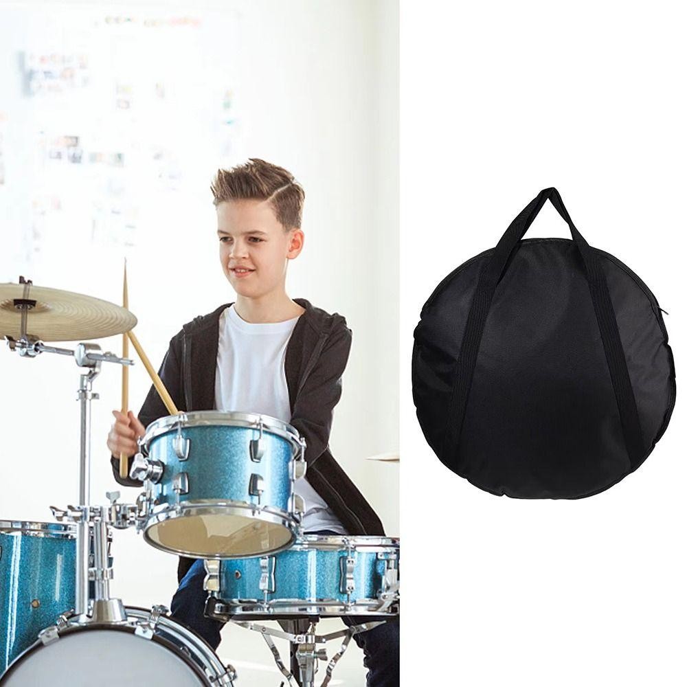 Túi đựng chũm chọe vải ODAKA 600D, Túi đựng đồ màu đen chống thấm nước Túi xách Cotton lót, Dụng cụ sắp xếp Bộ gõ Túi đựng dày Bảo vệ mang theo