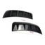 YRBWD 2 chiếc Fender Air Vent, Vỏ dán tự động bằng sợi Carbon màu đen, Kiểu dáng xe cản trước Cánh bên Cửa hút khí đa năng