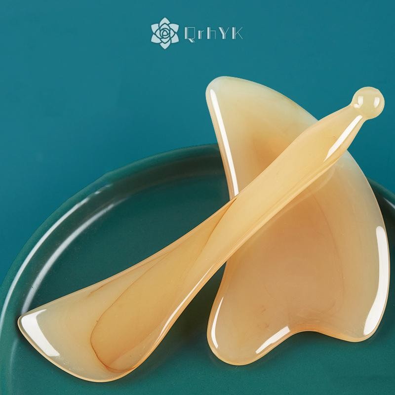 Qrhyk Gua Sha Body Scraping Facial Face Thin Gua Sha Board Massage Tool Set mới