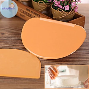 Pufangbliss 1 Cái Dụng Cụ Cạo Nhà Bếp Thìa Linh Hoạt Cạnh Phẳng Trộn Bột Cắt Cho Pizza Bánh Ngọt Trang Trí Bánh Đóng Băng Bánh Mì Nướng Fondant VN