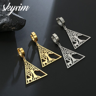 Skyrim Hình Tam Giác Nai Sừng Tấm Và Cây Mặt Dây Chuyền Bông Tai Quyến Rũ Thanh Lịch Trang Sức Thời Trang Nữ
