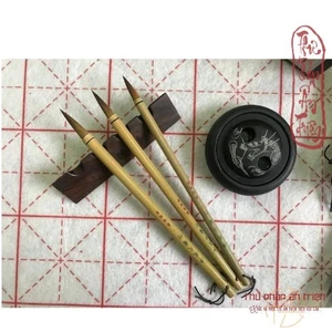 CỌ Thư Pháp BÚT LÔNG THƯ PHÁP - TỊNH VỸ LAN TRÚC có miễn phí vận chuyển