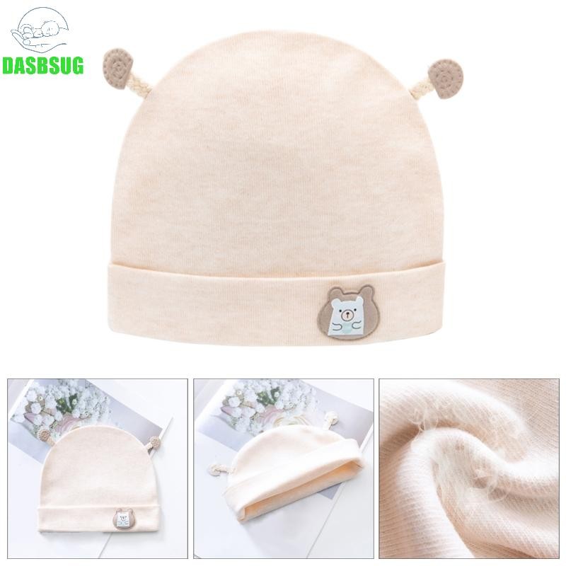 Dasbsug Mũ Bé Dễ Thương Sơ Sinh Bonnet Cotton Bệnh Viện Mũ Xuân Hè Mũ Điều Dưỡng