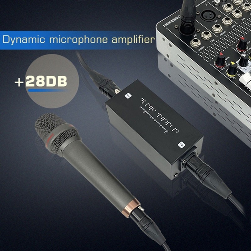Dynamic Preamp Clean Dynamic Mic Preamplifier Âm thanh rõ ràng Preamplifier Tăng cường trải nghiệm ghi âm Thiết bị P9JD