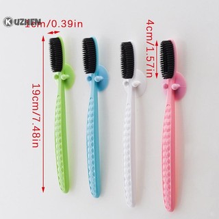 KUZHEN 1 Bàn chải đánh răng lớn Hàn Quốc Bàn chải đánh răng chính hãng có hộp du lịch Than dành cho người lớn Phân hủy sinh học Làm sạch sức khỏe răng miệng HOT