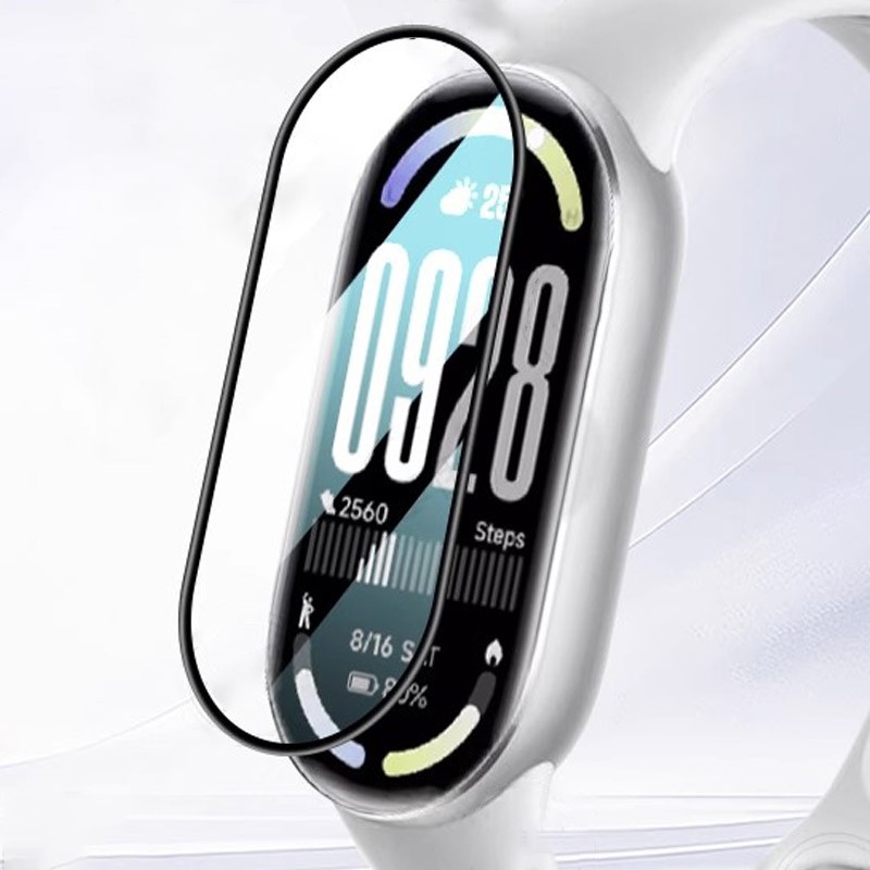 Dễ dàng cài đặt Phim kính cường lực cho Xiaomi Mi Band 10 Smartwatch Bảo vệ màn hình Mi Band 9 8 Miband 10 Phim bảo vệ