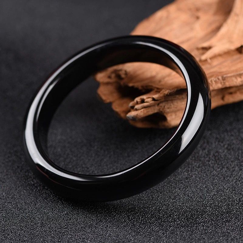 Vòng tay nam nữ tinh tế đa kích thước obsidian tự nhiên