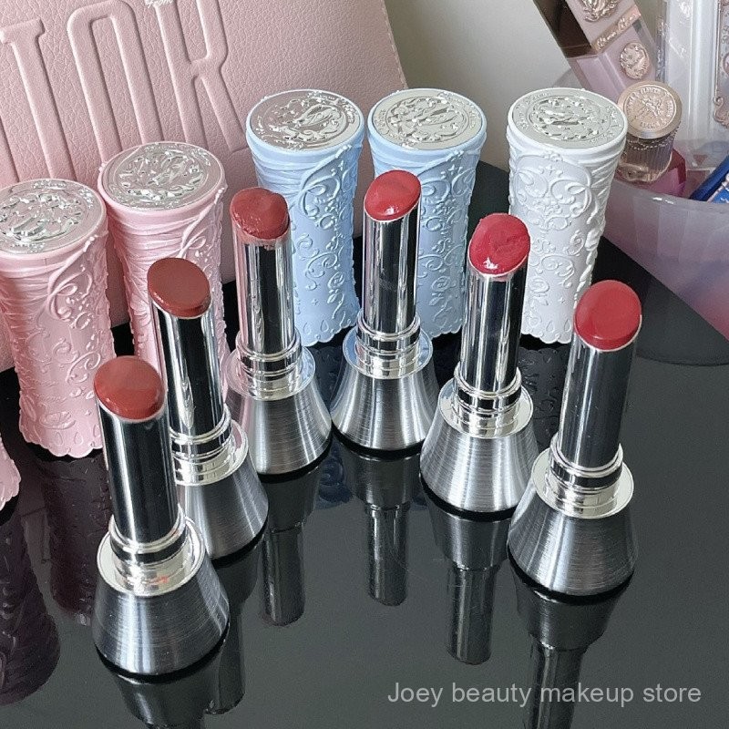 Flower Knows Lipstick Swan Ballet Series Phim-Hình thành bề mặt gương rắn Lip Glaze Phim nhanh Hình thành không dính tự nhiên Thể hiện làn da của bạn Son môi Trang điểm môi HPK2