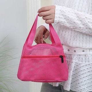 Túi đi biển lưới PURECOTTON0​​, có thể gập lại​​ Túi đựng đồ giặt khô nhanh, thiết kế thời trang​​ ​​Dung tích lớn​​ Lưới thoáng khí​ ​​Túi đựng đồ nhẹ​​ Sử dụng hàng ngày dành cho nữ​​