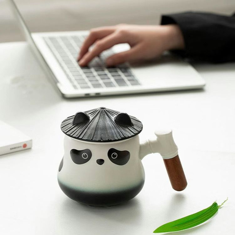 Sáng Tạo Gấu Trúc Gốm Cốc 350ml Trà Tách Nước Văn Phòng / Nhà Dễ Thương Trà Cà Phê Ngày Lễ Quà Tặng