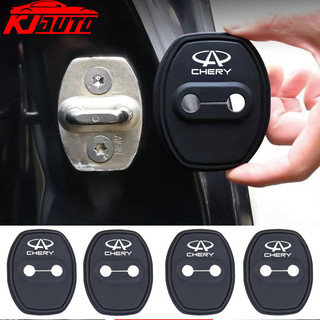 【 Sản phẩm chính hãng 1: 1 】 4 miếng dán bảo vệ khóa cửa giảm xóc cửa ô tô Chery QQ Eastar Omoda 5 Tiggo 5X 2 7 8 Pro Face