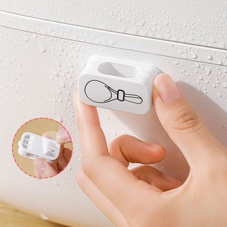 Từ Tính Thìa Cơm Giá Để Đồ Nồi Cơm Điện Treo Tường Thìa Cơm Vị Trí Giá Nhà Bếp Chống Dính Xẻng Cơm Dính Móc C4KW