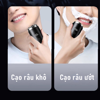 Máy Cạo Râu Mini Đa Năng, Cạo Ướt/Khô Tiện Lợi, Màn Hình LED Thông Minh , chống nước, Sạc USB Type-C