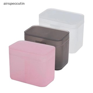 Airspecutin Miếng Cotton Khăn Lau Móng Tay Bàn Chải Trang Điểm Người Tổ Chức Hộp Bảo Quản Hộp Đựng Hộp Đựng Độc Lập Hai Phần EN